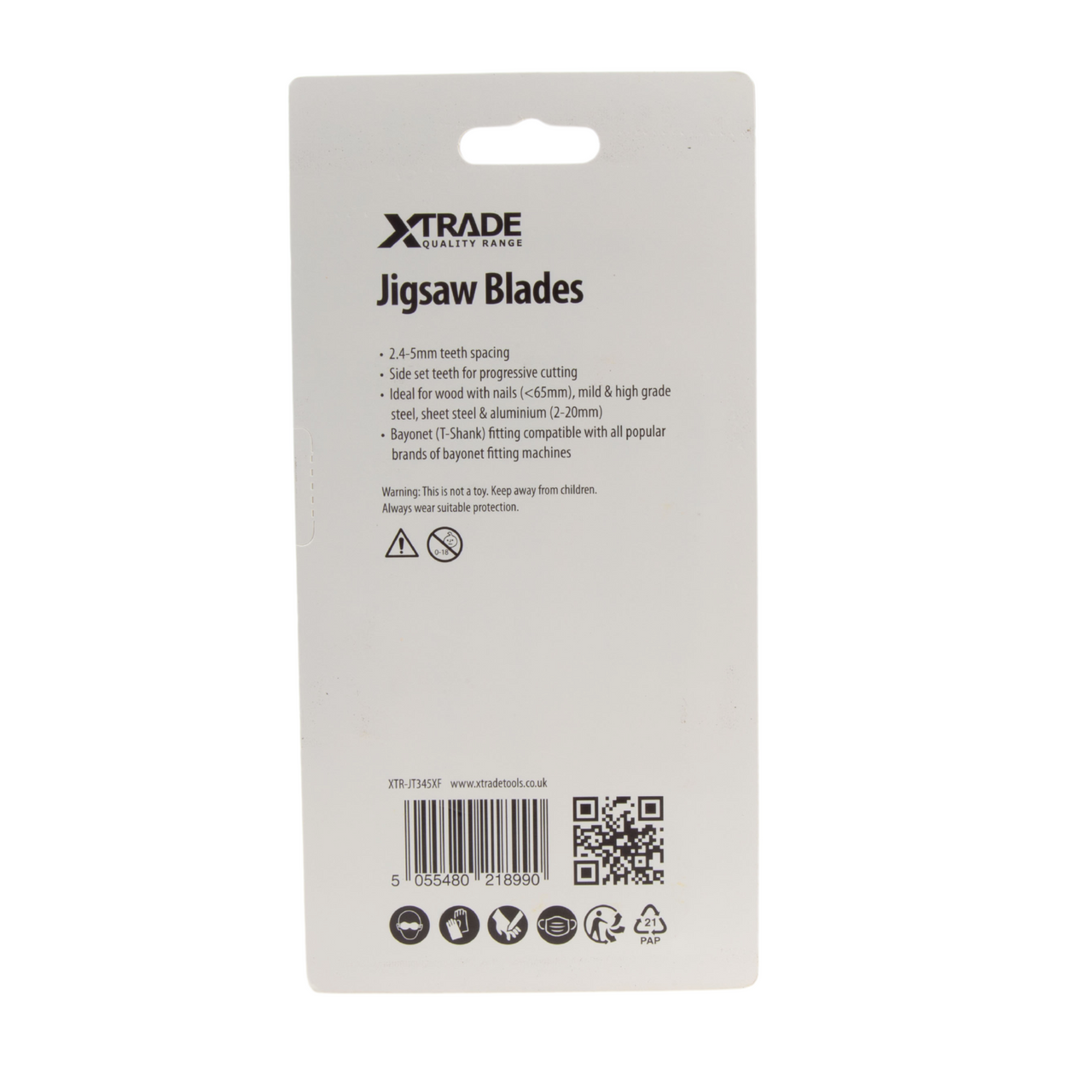 XTrade JT345XF Progressor for Wood & Metal Jigsaw Blades (Pack Of 5)