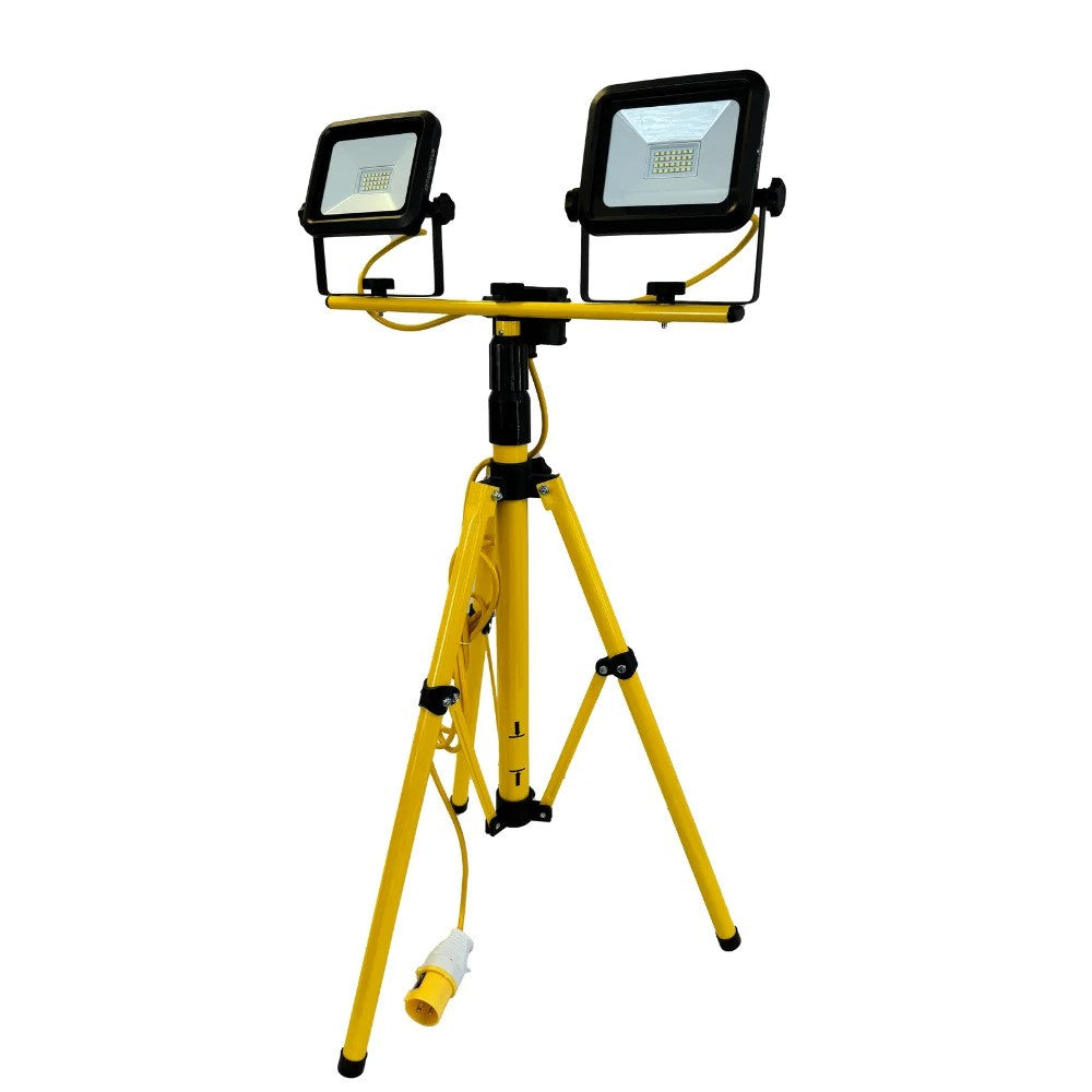 Connexion 10914 LED Telescopic Dual Head Tripod Light 2x20W (110V)