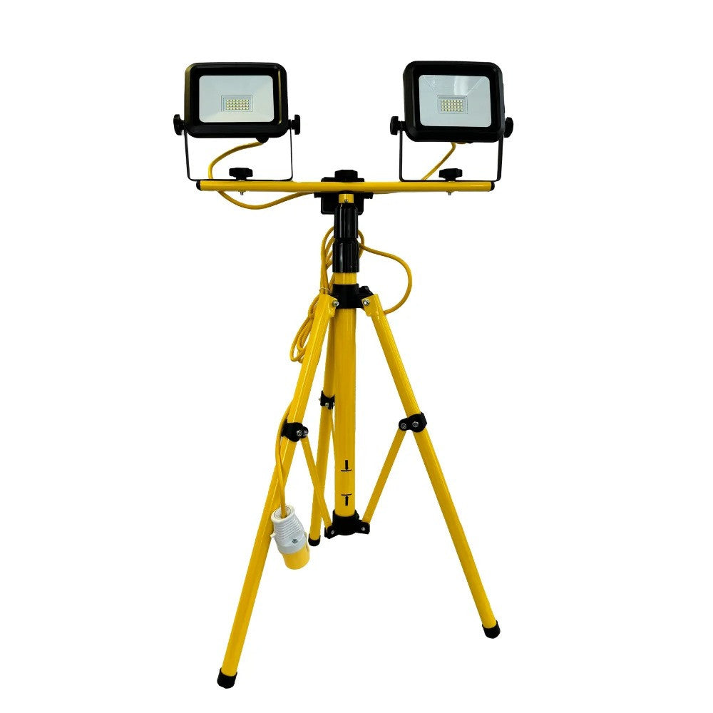 Connexion 10914 LED Telescopic Dual Head Tripod Light 2x20W (110V)