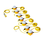 Connexion 10930-22M Festoon Lighting Kit with 7x10W LED Hanging Lights (110V)