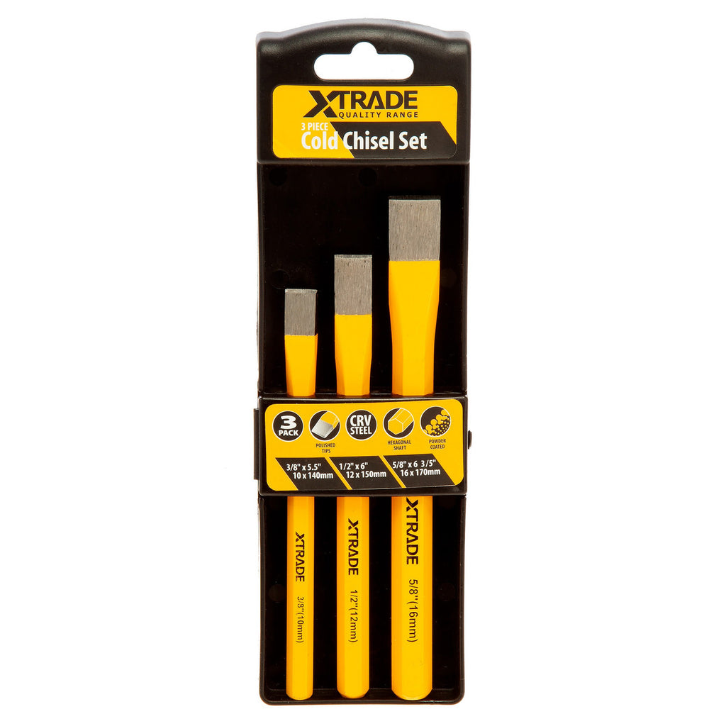 XTrade X0900233 Cold Chisel Set (3 Piece)