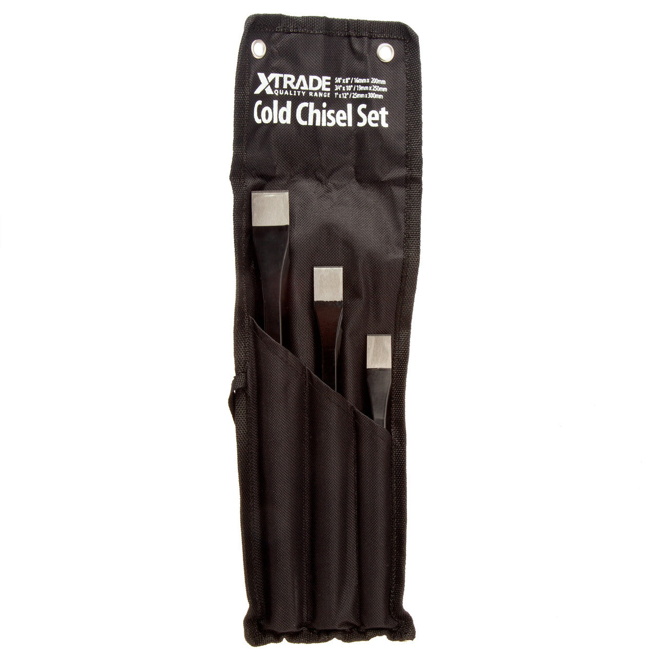 XTrade X0900234 Cold Chisel Set 16mm, 19mm & 25mm (3 Piece)