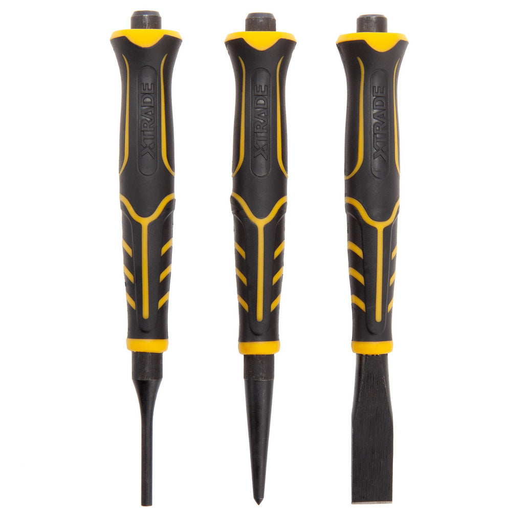 XTrade X0900235 Chisel & Punch Set (3 Piece)