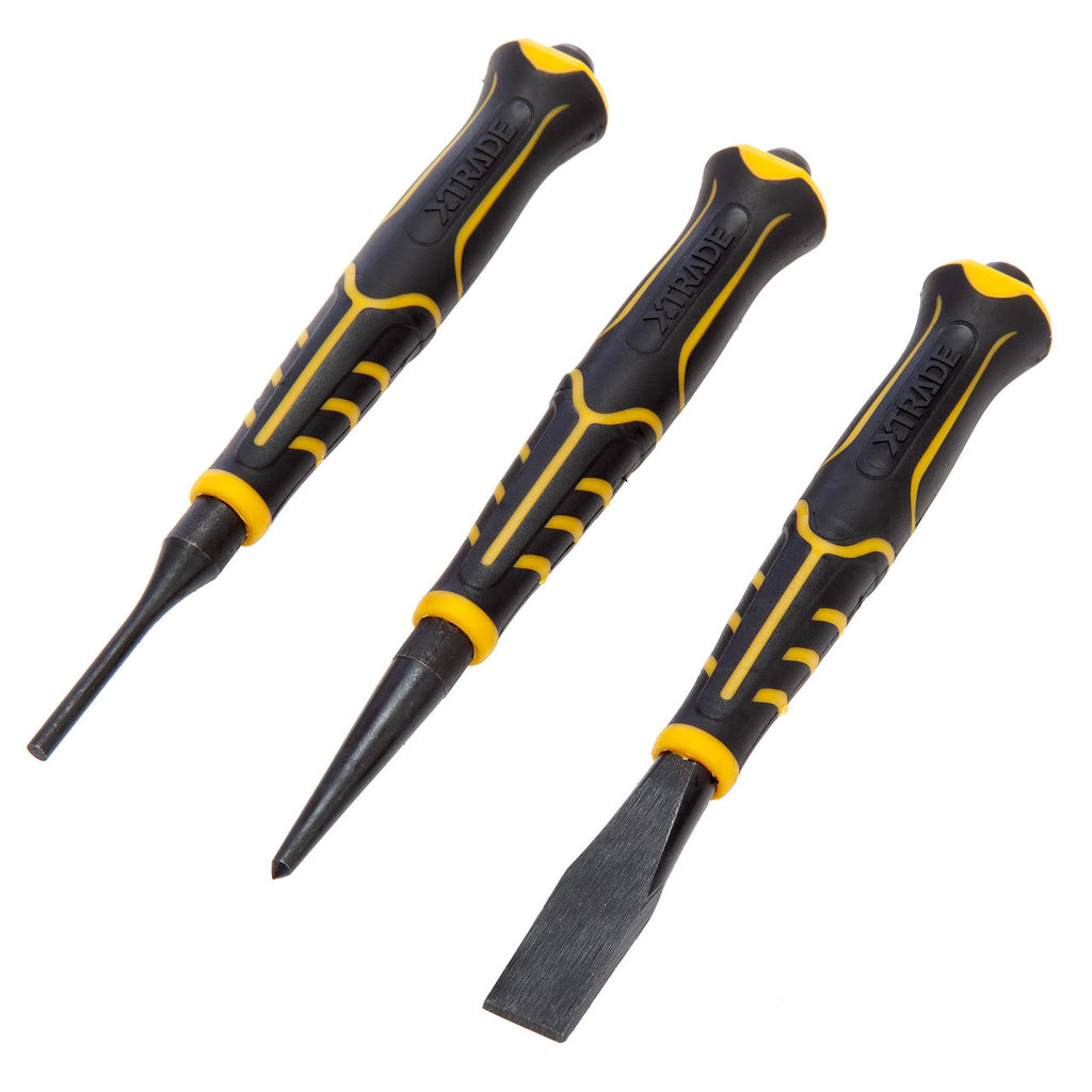 XTrade X0900235 Chisel & Punch Set (3 Piece)