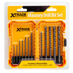 XTrade X0900223 Masonry Drill Bit Set (12 Piece)