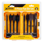 XTrade X0900225 Flat Bit Set (9 Piece)