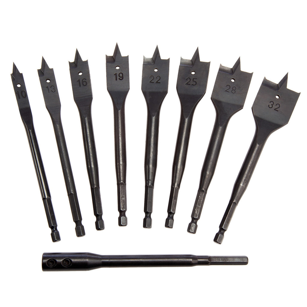 XTrade X0900225 Flat Bit Set (9 Piece)