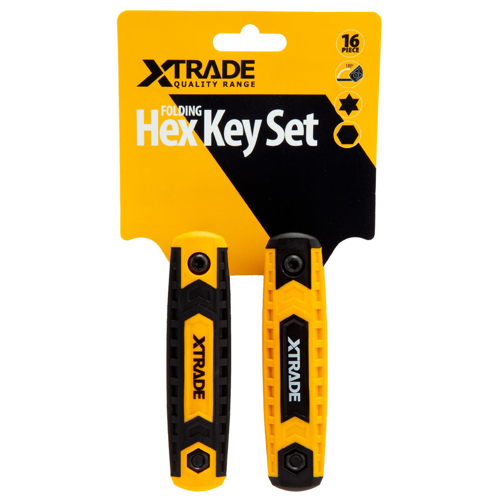 XTrade X0900227 Torx & Metric Folding Hex Key Set (2 Piece)