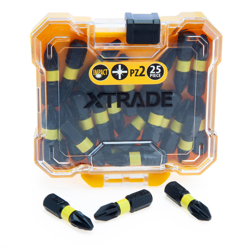 XTrade X0900238 PZ2 Impact Screwdriver Bits (25 Piece)