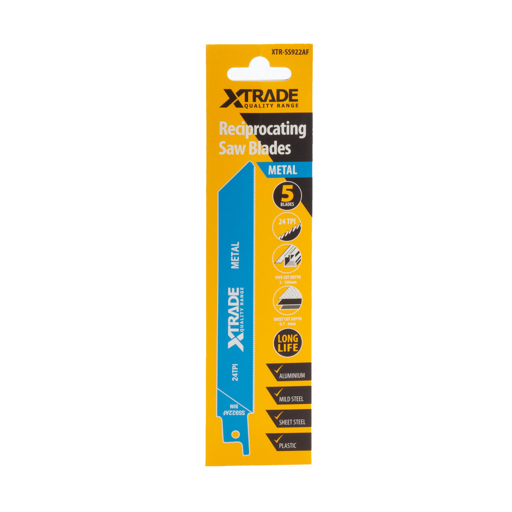XTrade SS922AF Flexible for Metal Reciprocating Saw Blades front
