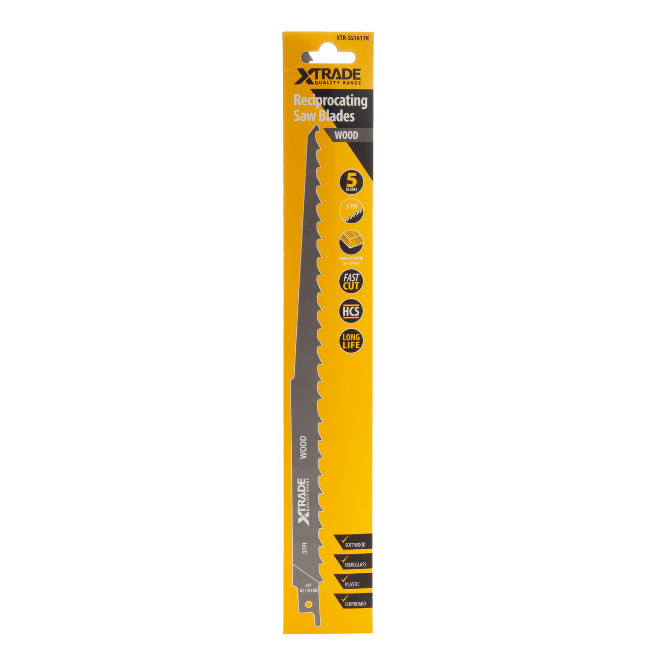 XTrade SS1617K Basic for Wood Reciprocating Saw Blades front