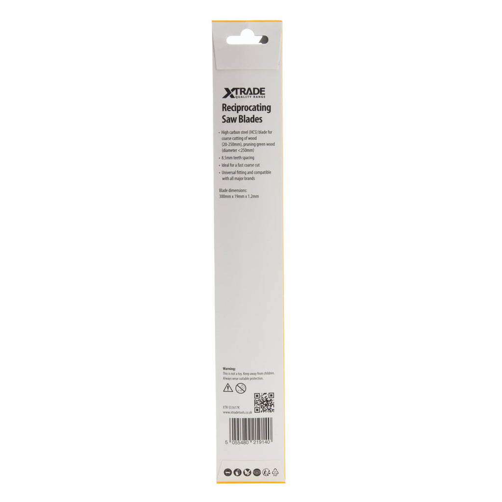 XTrade SS1617K Basic for Wood Reciprocating Saw Blades back