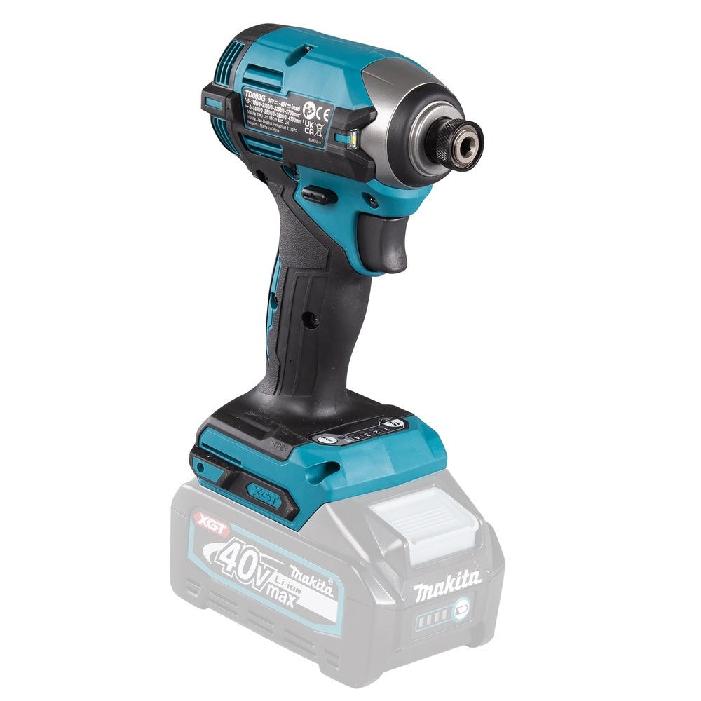 Makita TD003GZ 40v Max XGT Brushless Impact Driver Body Only side