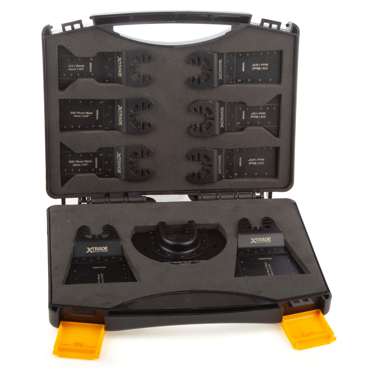 XTrade MBMWSET-15B Multi-Tool Blades for Wood/Metal in Case 2