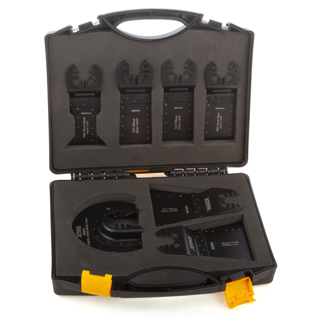 XTrade MBMWSET-8C Multi-Tool Blades for Wood/Metal in Case 2
