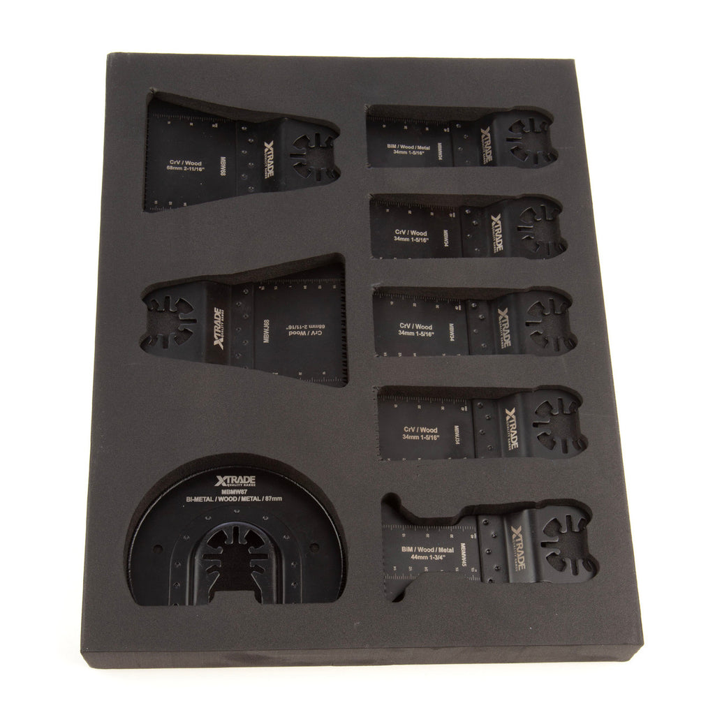 XTrade MBMWSET-8 Multi-Tool Blades for Wood/Metal 3