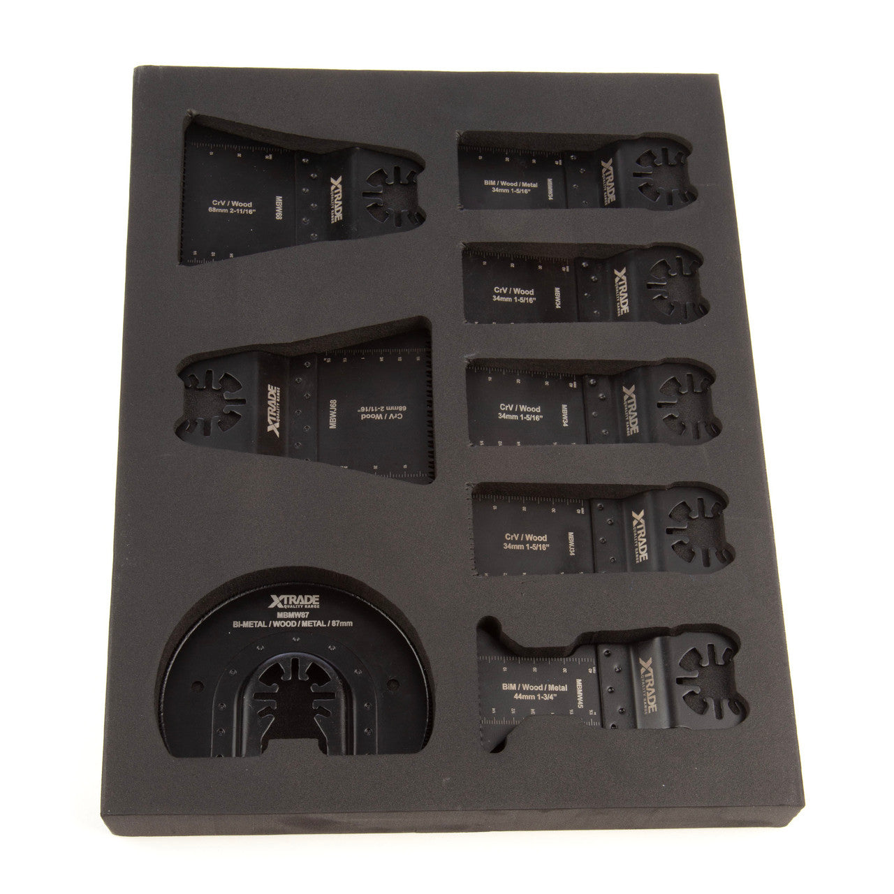 XTrade MBMWSET-8 Multi-Tool Blades for Wood/Metal 3