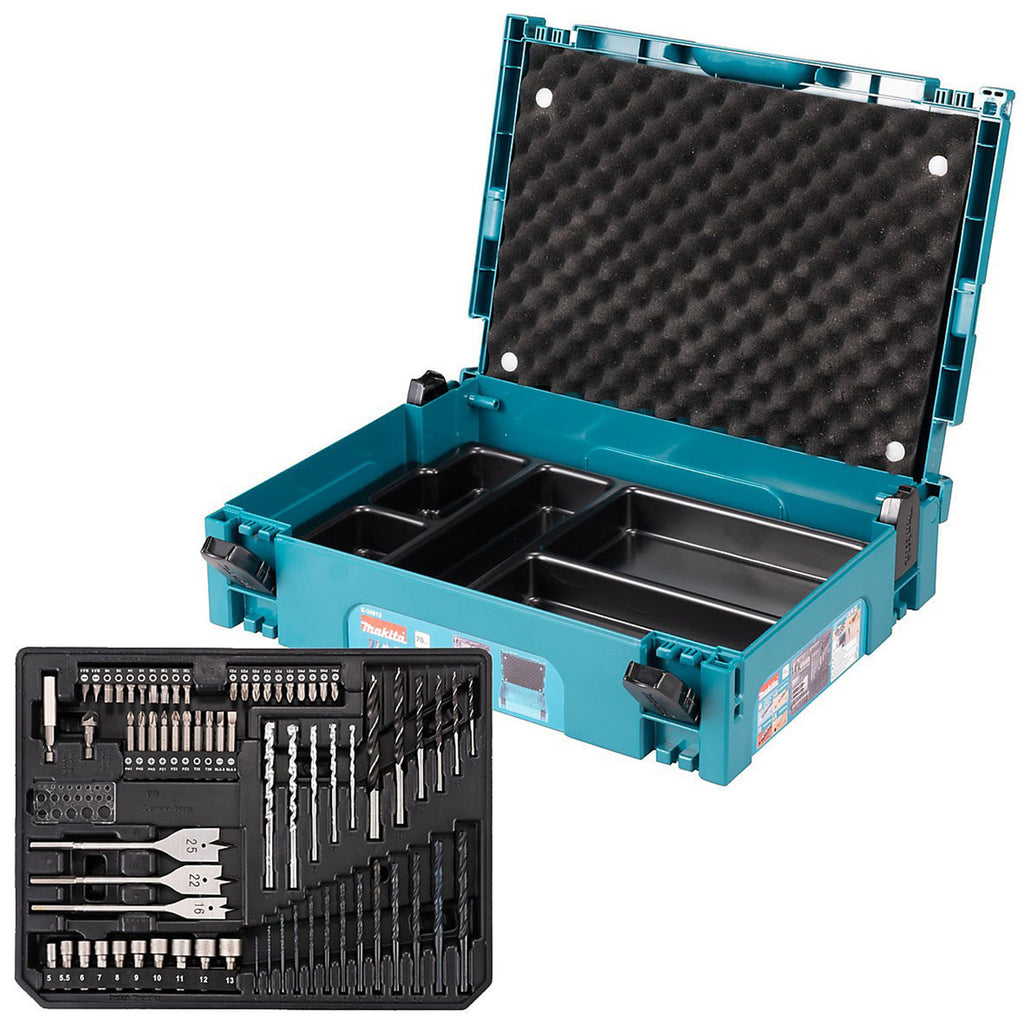 Makita E-24913 Makpac Drill & Bit Set (70 Piece)