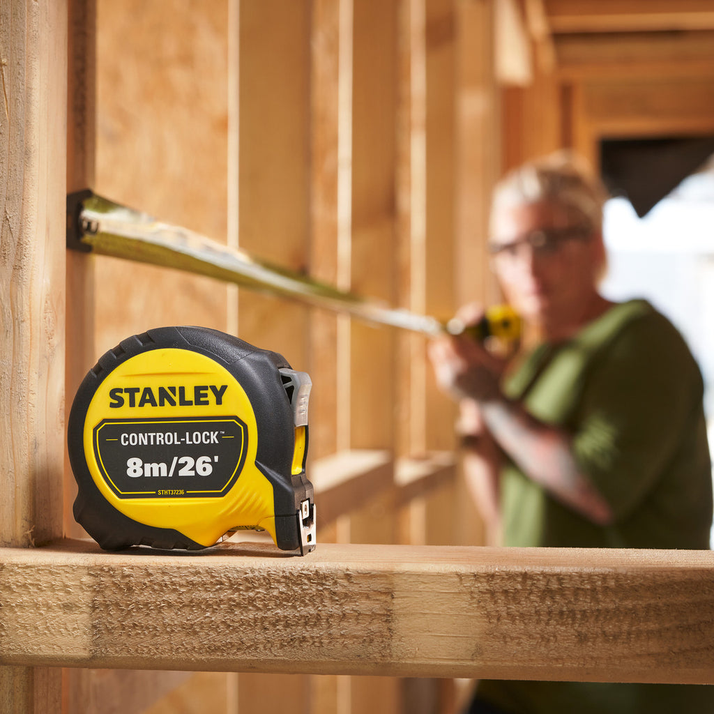 Stanley STHT37236-5 Metric/Imperial CONTROL-LOCK Tape Measure 8m (25mm Wide) 5