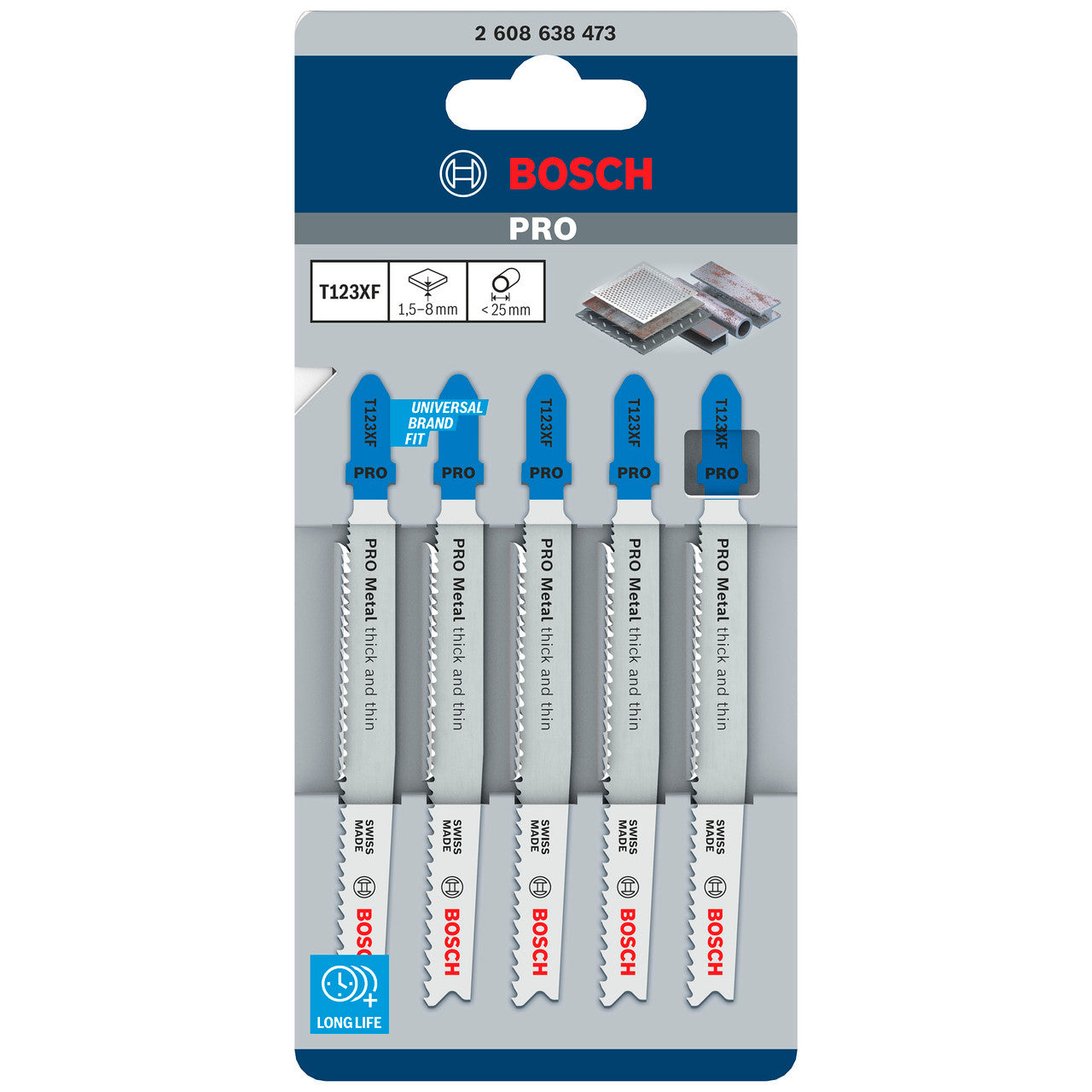 T123XF Jigsaw Blade Packaging