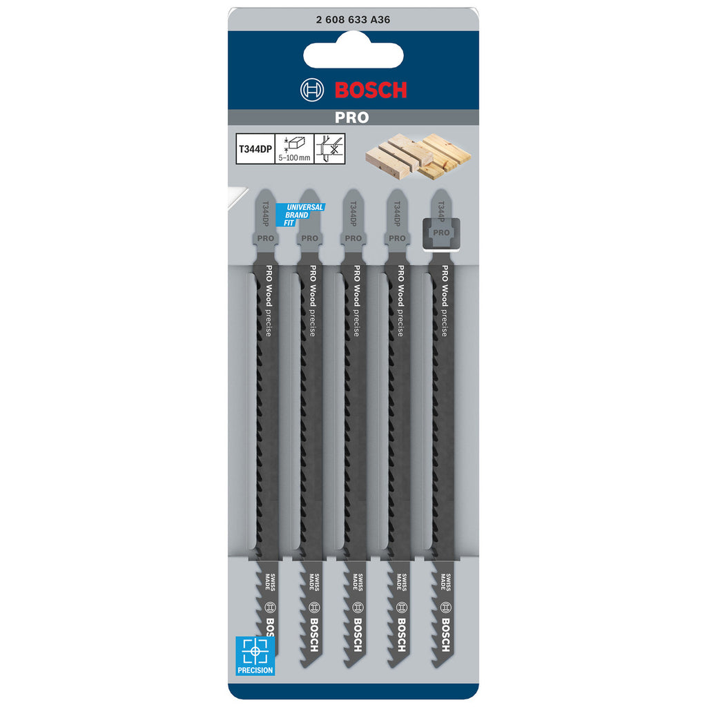 Bosch T344DP PRO Precise Jigsaw Blade Packaging