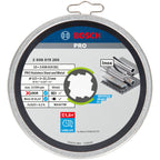 Bosch 2608619266 PRO X-LOCK Stainless Steel & Metal Cutting Disc Packaging