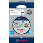 Bosch 2608601520 PRO Stainless Steel & Metal Cutting Disc Packaging