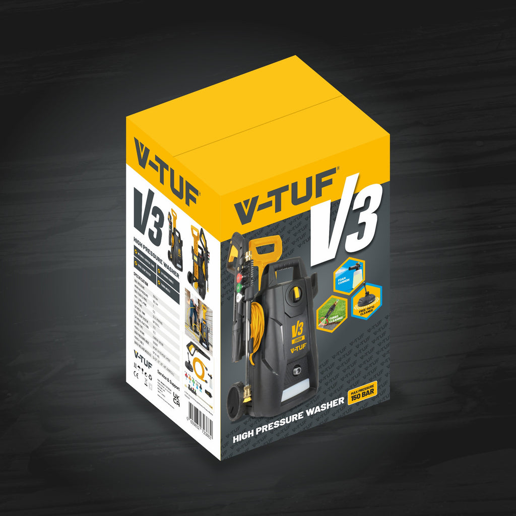 V-TUF V3 X2 Pressure Washer Packaging