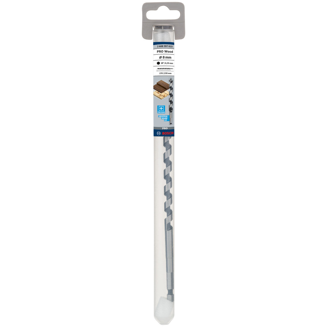 Bosch 2608597623 PRO Wood Auger Drill Bit Packaging