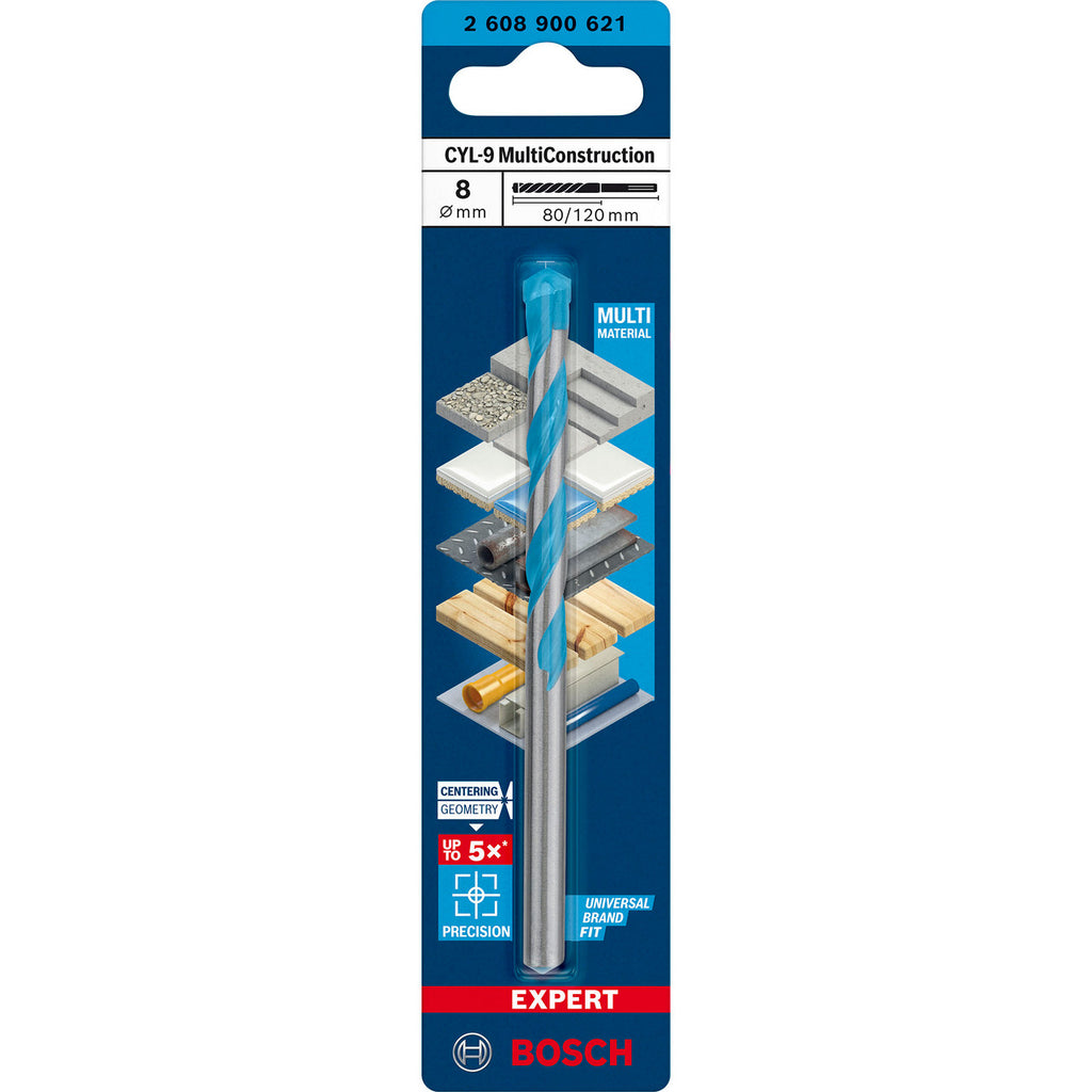 Bosch 2608900621 EXPERT CYL-9 Multi Construction Drill Bit Packaging