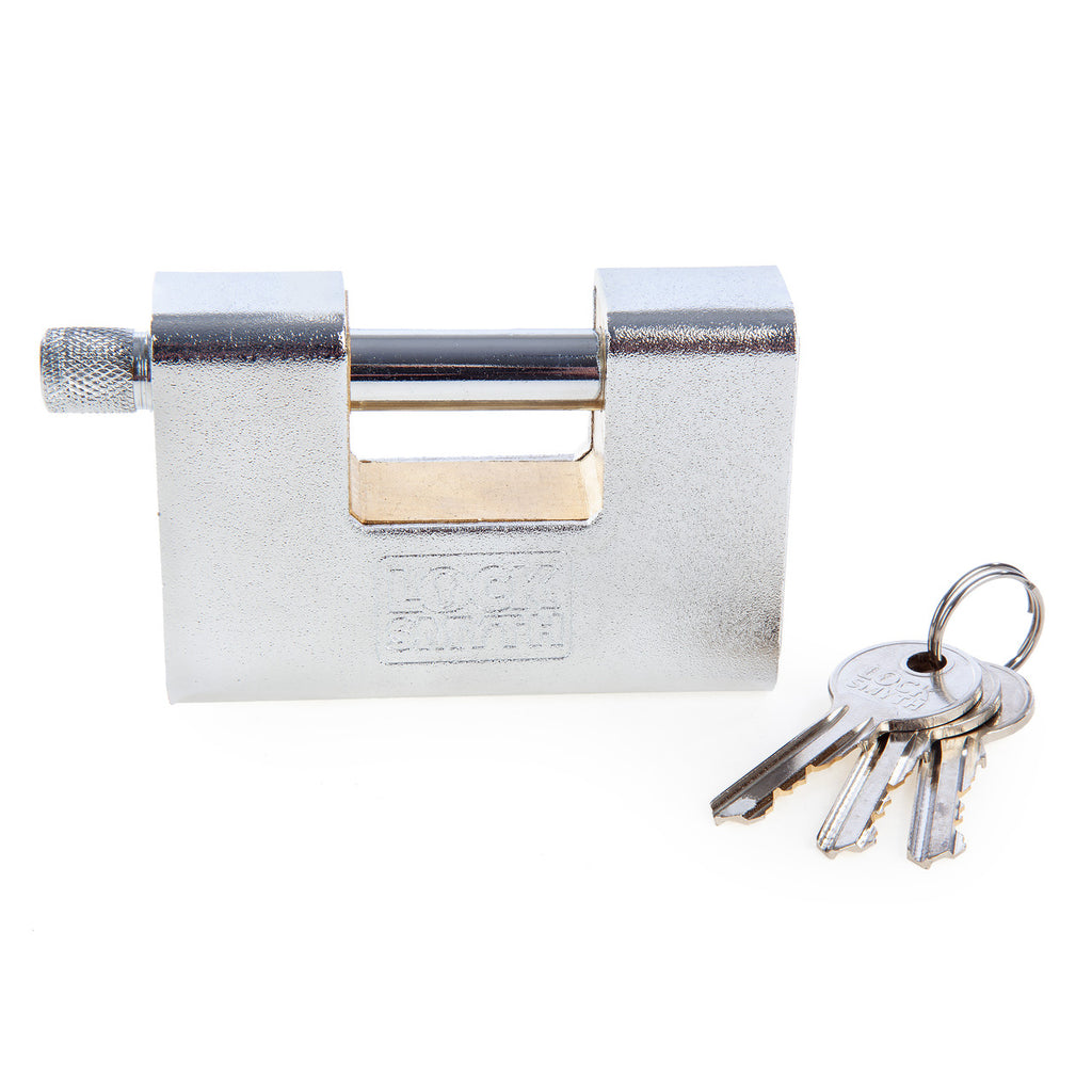 Locksmyth L2200026 Armoured Rectangular Padlock with Keys