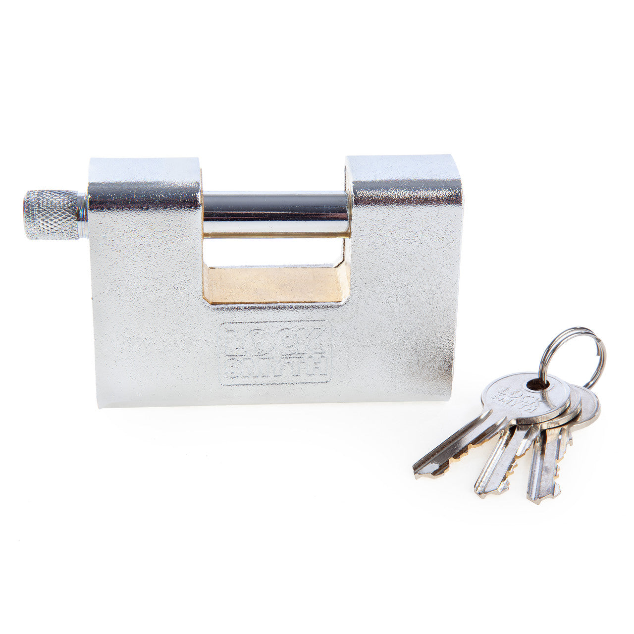 Locksmyth L2200026 Armoured Rectangular Padlock with Keys