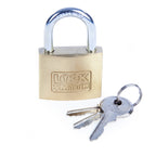 Locksmyth L2200011 Brass Padlock with Keys