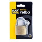 Locksmyth L2200011 Brass Padlock in Packaging