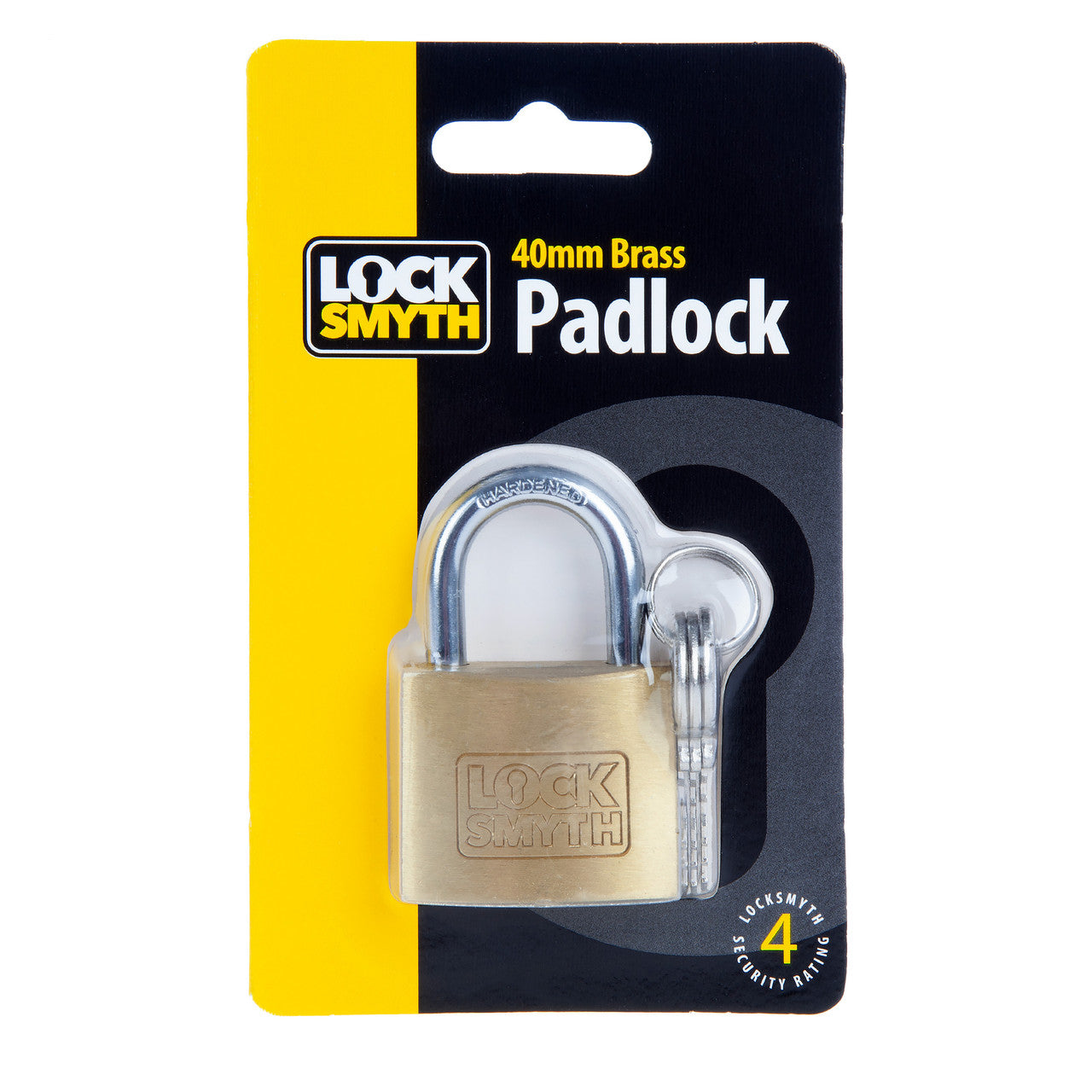Locksmyth L2200011 Brass Padlock in Packaging