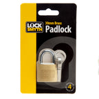 Locksmyth L2200010 Brass Padlock in Packaging