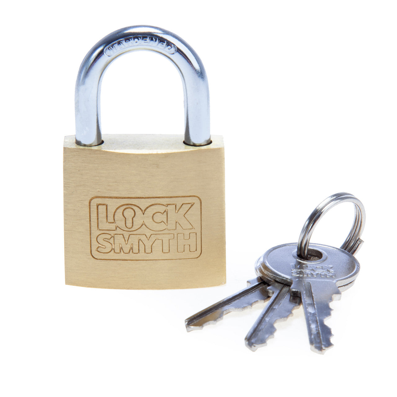 Locksmyth L2200010 Brass Padlock with Keys