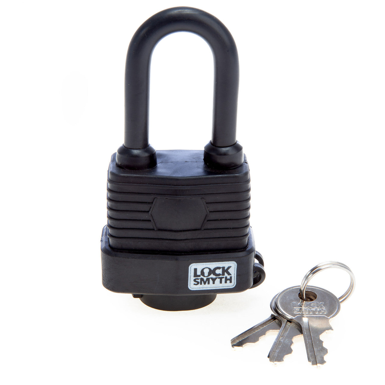 Locksmyth L2200018 Long Shackle Weatherproof Padlock with Keys