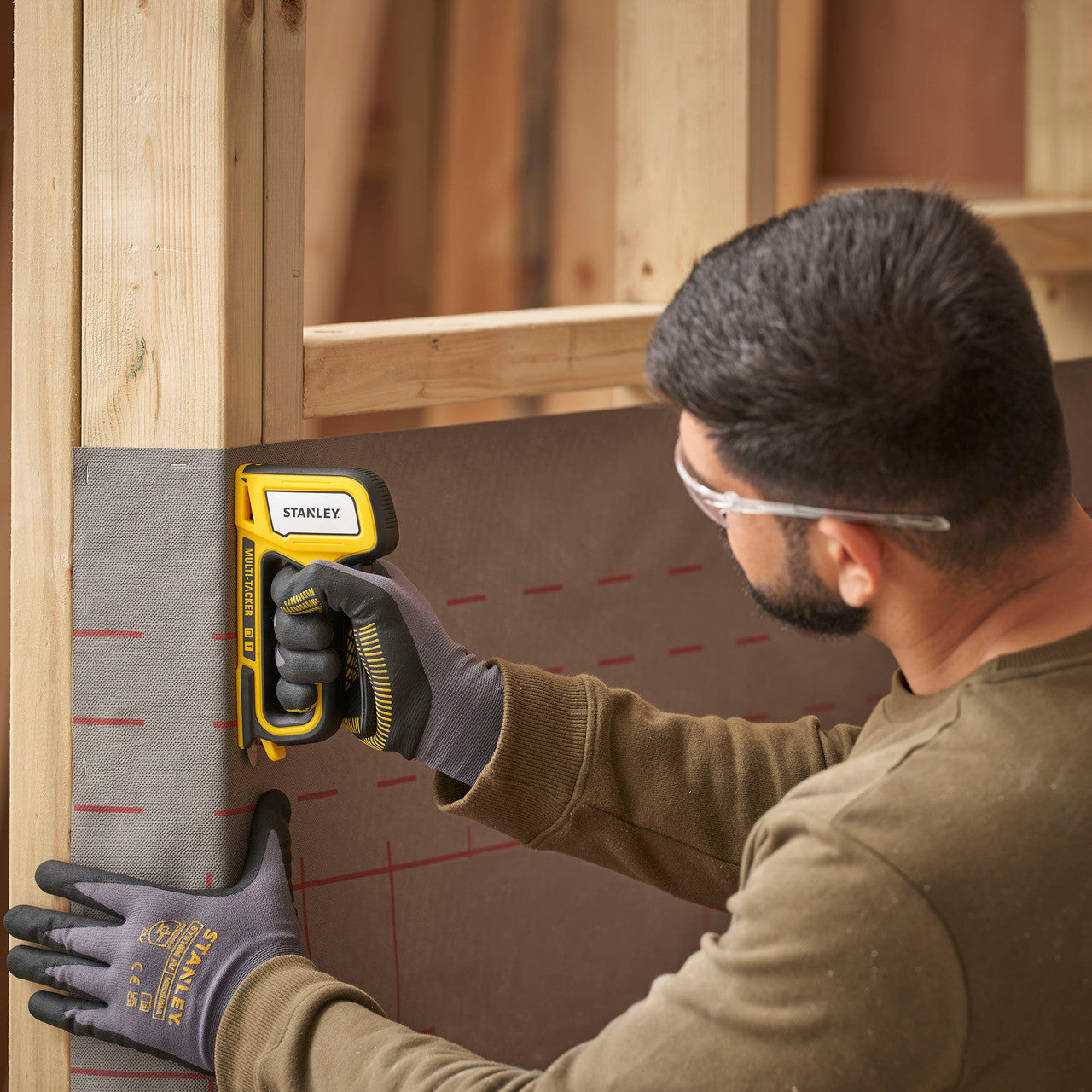 Stanley STHT70440-0 2-in-1 Multi-Tacker In Use