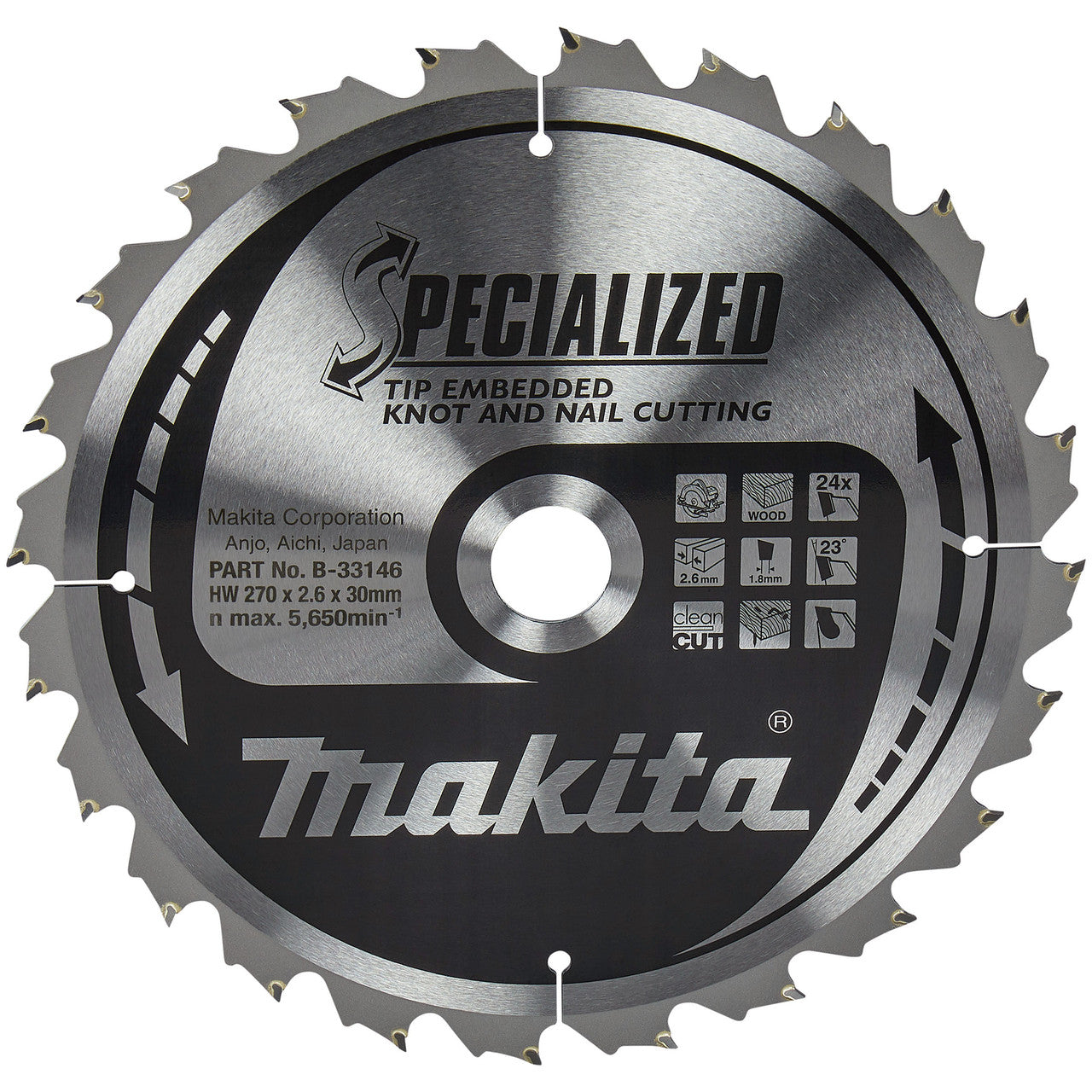 Makita B-33146 SPECIALIZED Circular Saw Blade