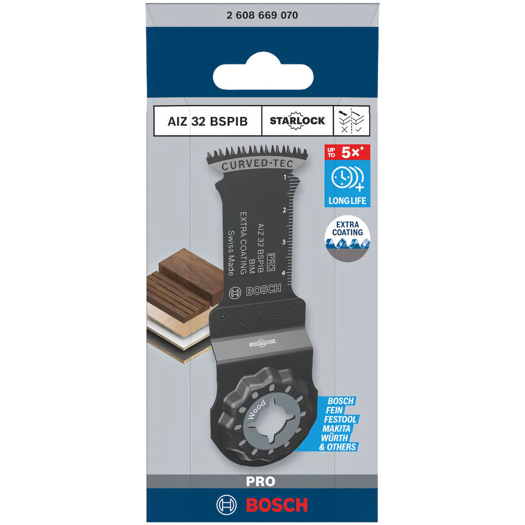 Bosch AIZ 32 BSPIB PRO Starlock Plunge Cut Multi-Tool Blade in Packaging