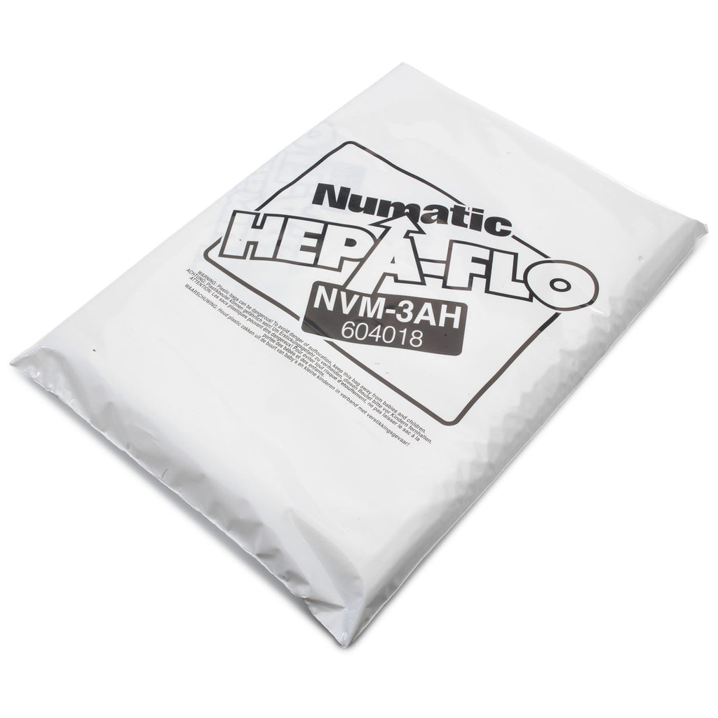 Numatic 604018 NVM-3AH HepaFlo Filter Bags in Packaging