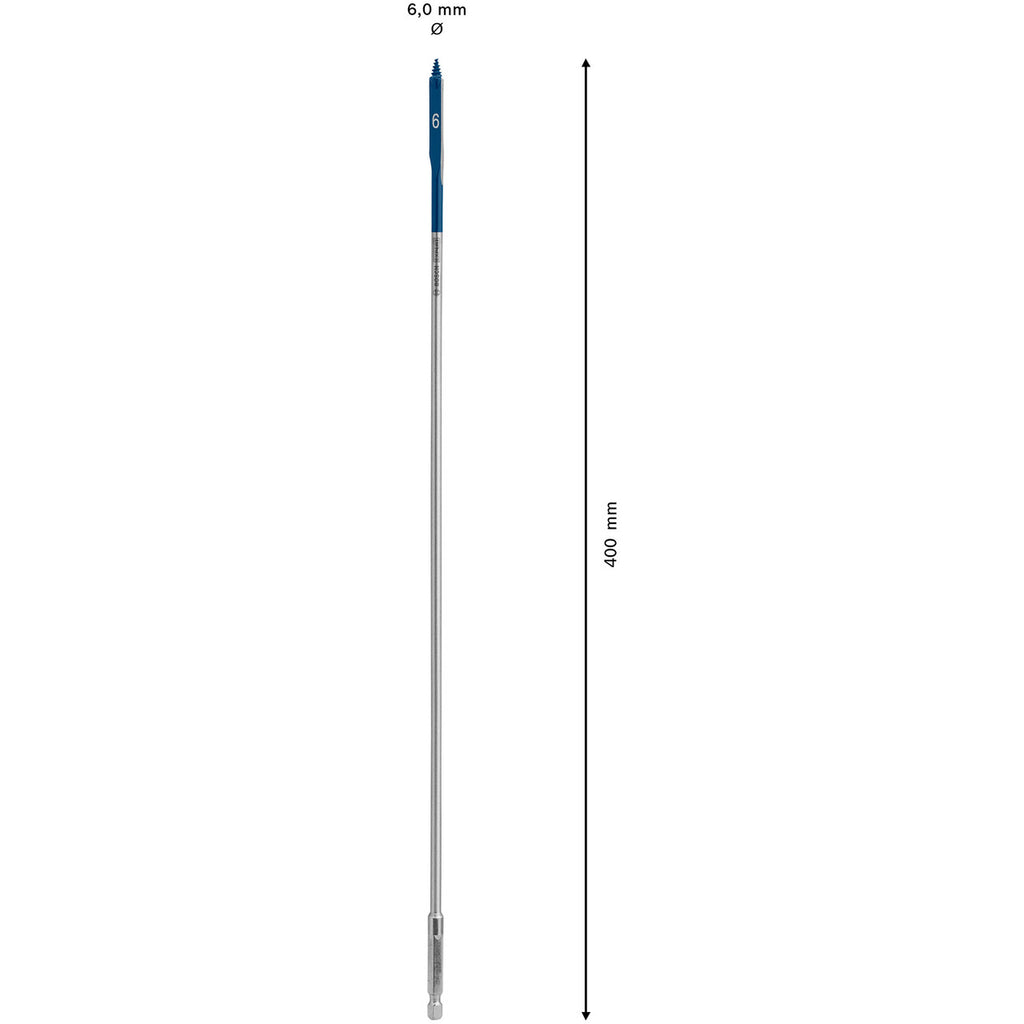 Bosch 2608900337 Expert Self‑Cut Speed Spade Drill Bit Dimensions