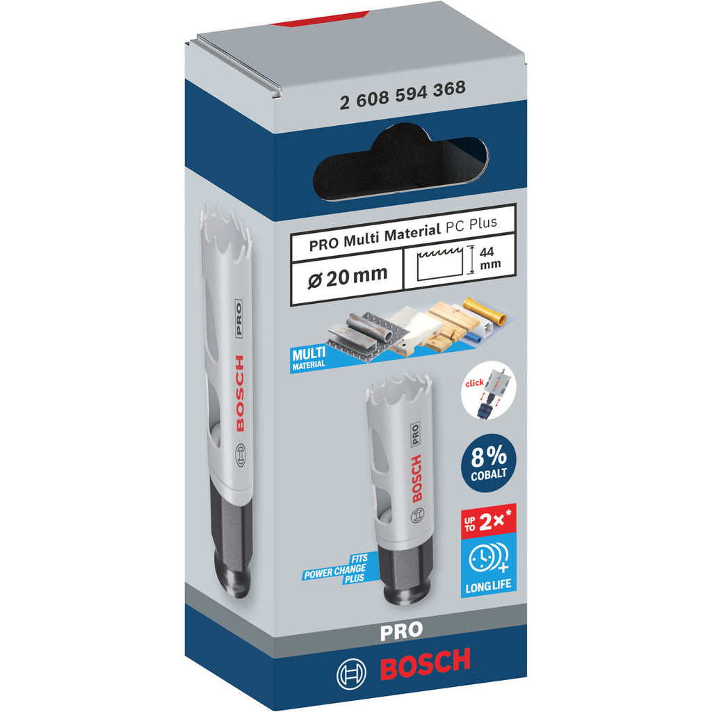 Bosch 2608594368 PRO Multi-Material PC Plus Hole Saw in Packaging