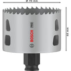 Bosch 2608594400 PRO Multi-Material PC Plus Hole Saw Dimensions