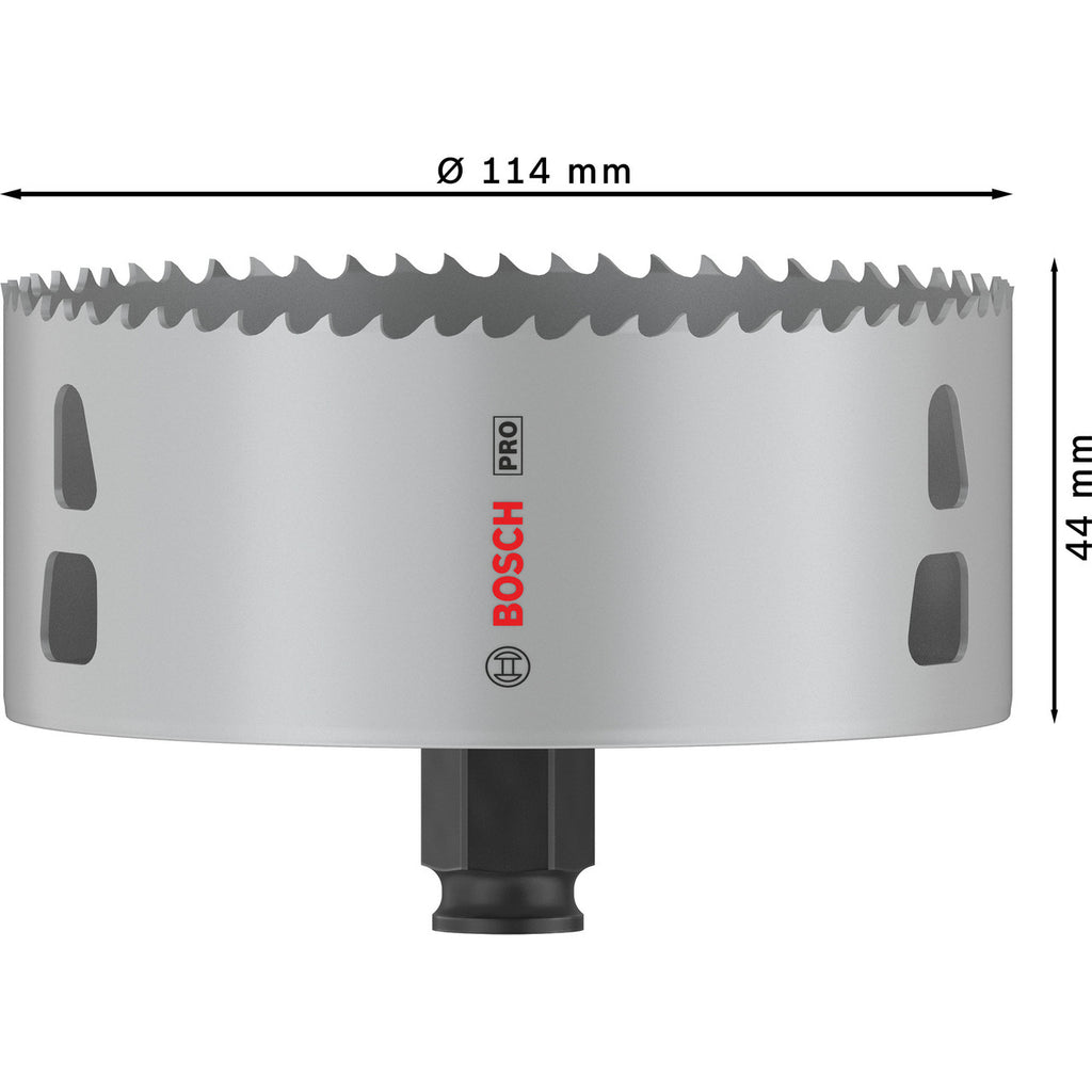 Bosch 2608594414 PRO Multi-Material PC Plus Hole Saw Dimensions