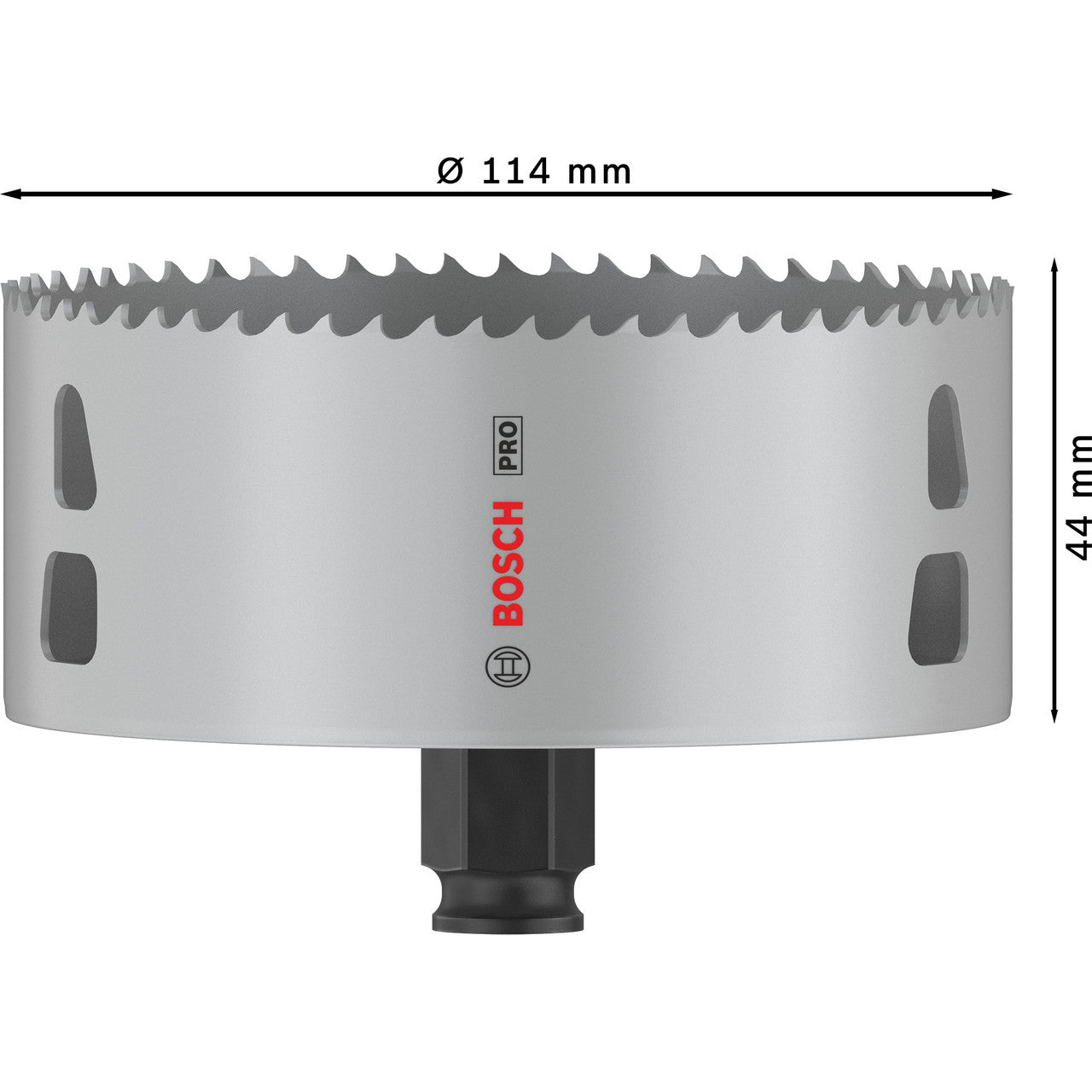 Bosch 2608594414 PRO Multi-Material PC Plus Hole Saw Dimensions
