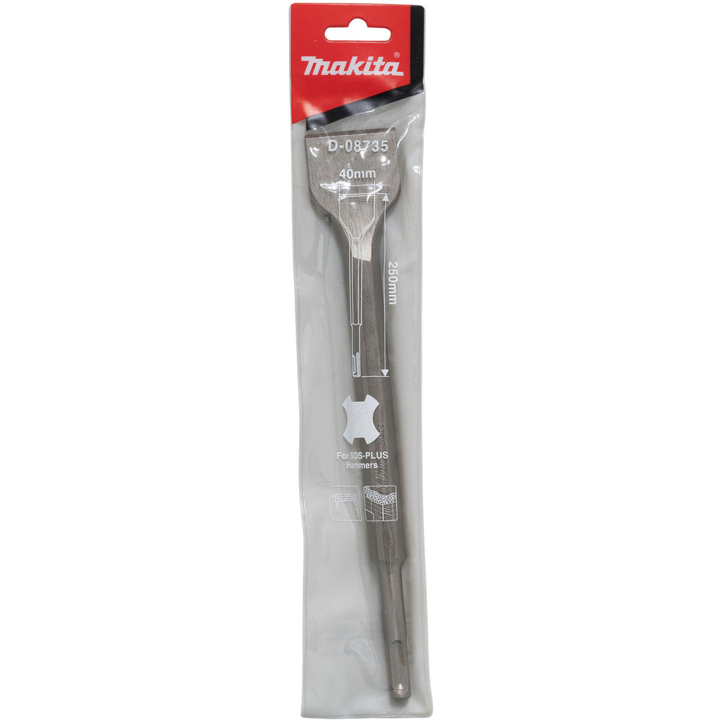 Makita D-08735 SDS+ Scaling Chisel in Packaging