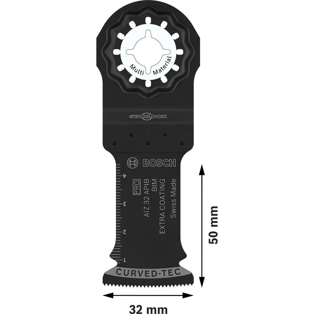 Bosch AIZ 32 APIB PRO Starlock Plunge Cut Multi-Tool Blade Dimensions