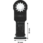 Bosch AIZ 32 APIB PRO Starlock Plunge Cut Multi-Tool Blade Dimensions